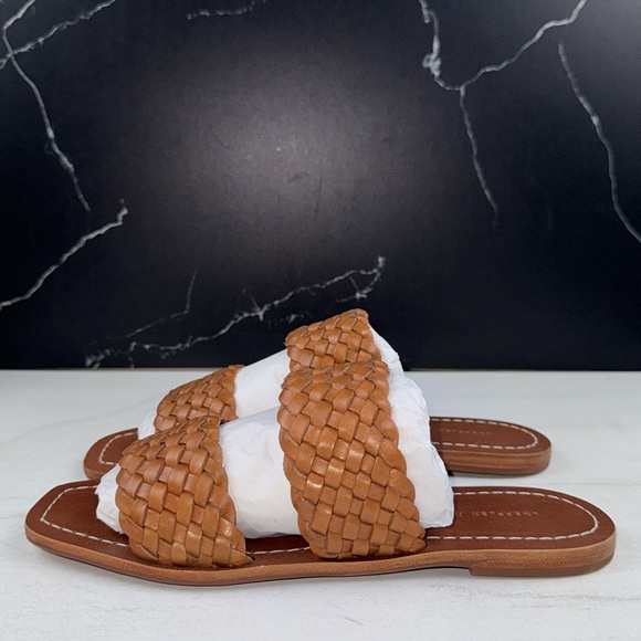 Loeffler Randall Jonah Timber Woven Slide Sandal Timber Brown sz 6.5 - Picture 6 of 13